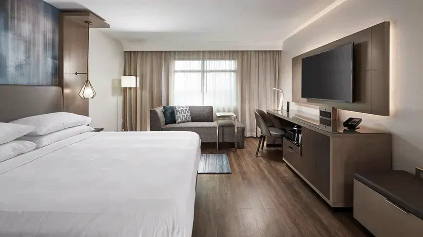 1 King Bed