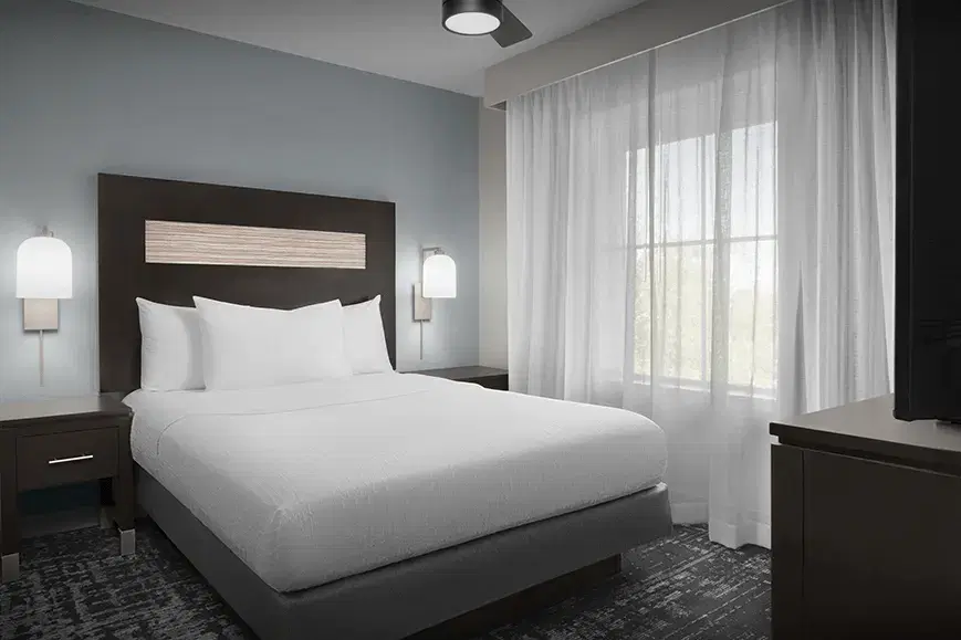 1 King Bed and Two-Person Sleeper Sofa
