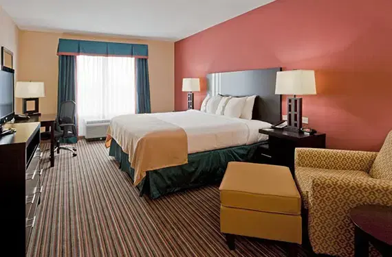 1 King Bed