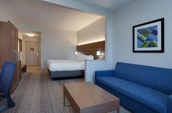1 King Bed