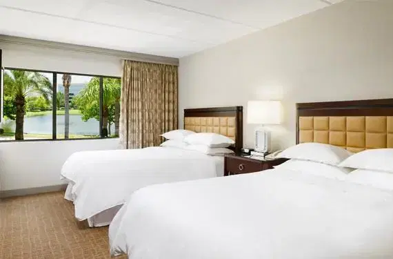 2 Queen Beds and One-Person Sleeper Sofa