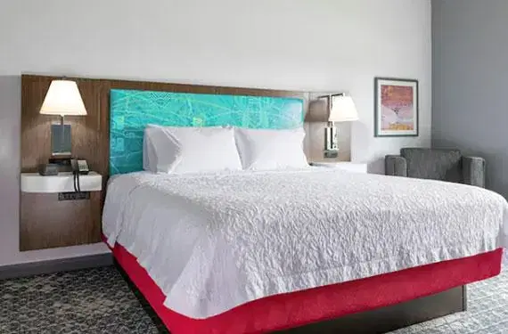 1 King Bed