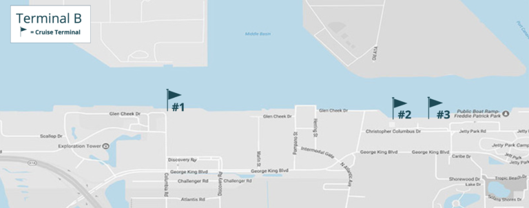 Port Canaveral Cruise Terminal Map