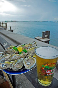 Oysters and beer