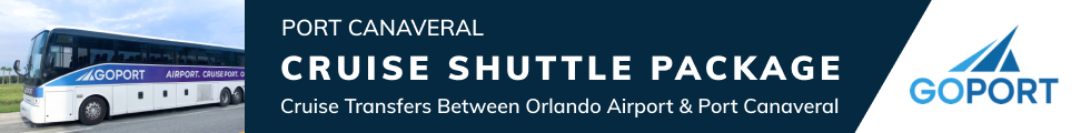 Go Port Port Canaveral Cruise Shuttle Package: Cruise Transfers between Orlando Airport and Port Canaveral banner ad