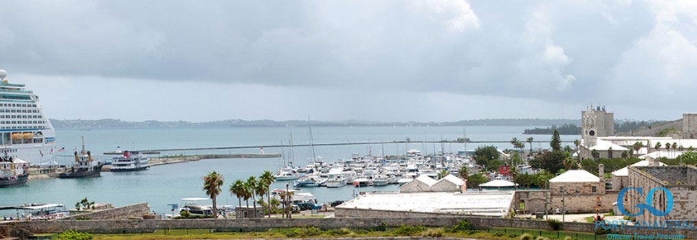 View of the Port for Bermuda Cruises