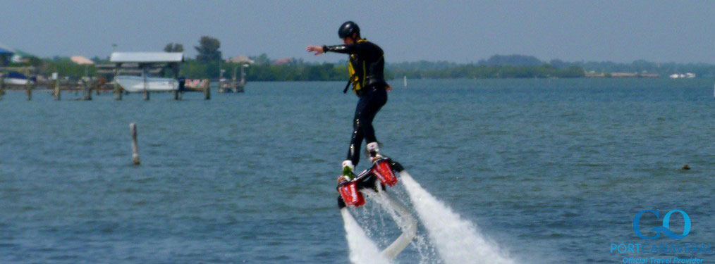 Flyboarding one of the more popular watersports