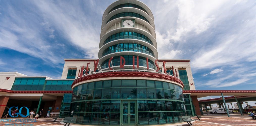 The Disney Cruise Terminal at Port Canaveral Florida.