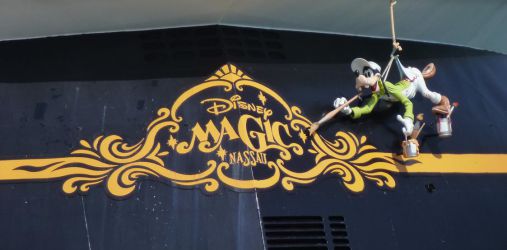 Stern of the Disney Magic (Goofy Painting)