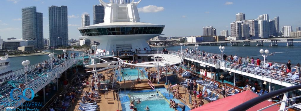 Majesty of the seas top deck and pool view