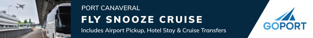 Go Port's Fly Snooze Cruise Package including airport pickup, hotel stay and cruise transportation