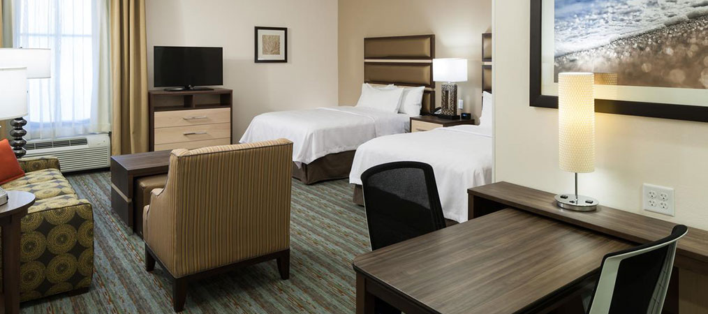 Queen Beds in Homewood Suites Cape Canaveral