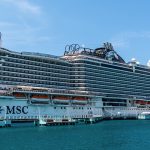 MSC Cruise ship at Port Canaveral.