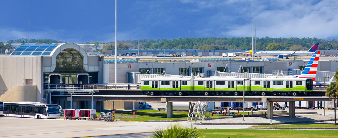 The Orlando Airport MCO monorail