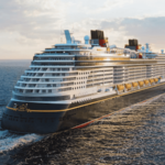 Disney ship sailing the ocean