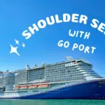 Cruise ship in port canaveral on a sunny morning