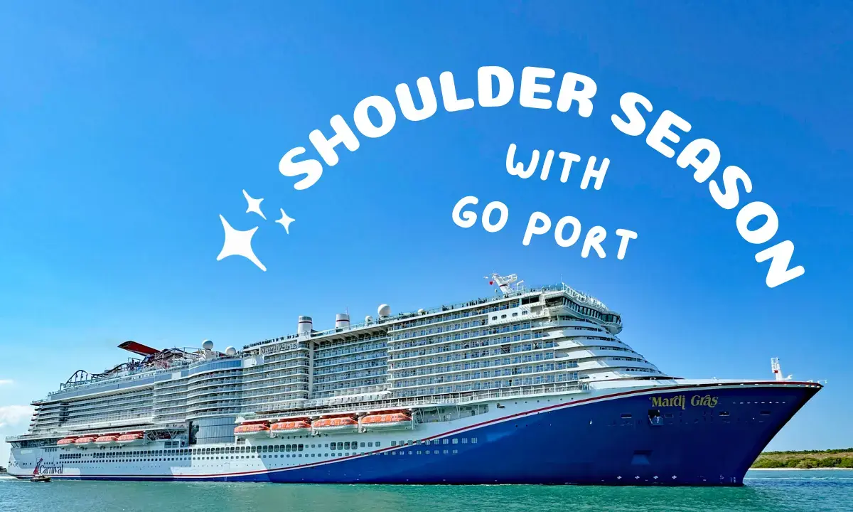 Cruise ship in port canaveral on a sunny morning